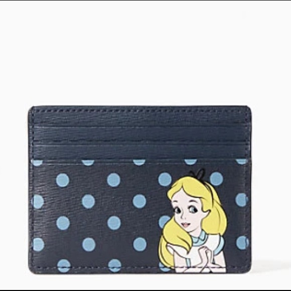Authentic Kate spade leather Disney Alice card cs - Picture 5 of 7
